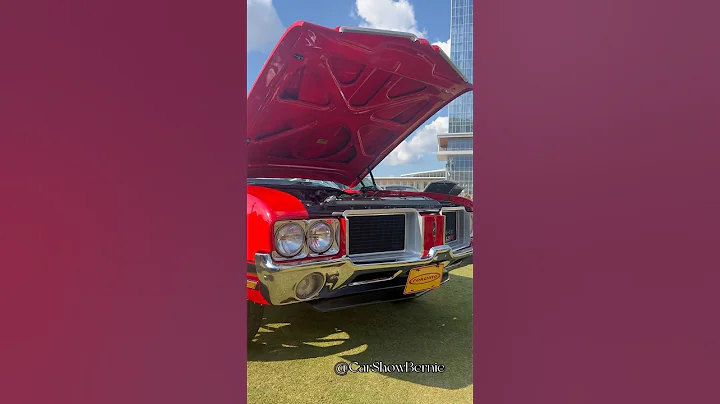 LS Swapped ‘71 Oldsmobile Cutlass 442 on gold Forgiato Wheels at 2023 Whip Addict Car Show.