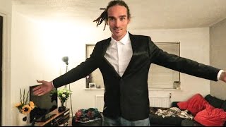 TRYING ON WEDDING SUIT