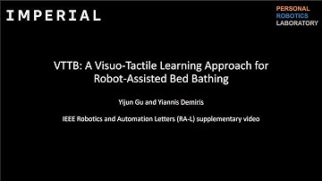 VTTB: A Visuo-Tactile Learning Approach for Robot-Assisted Bed Bathing, RA-L, 2024