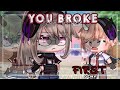 You broke me first || GCMV || Gacha Club Music Video || " Part 3 of Baby I'm Jealous