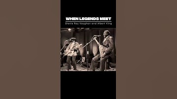 Stevie Ray Vaughan and Albert King play Pride and Joy! Take a look at Albert’s Smile #guitar #music