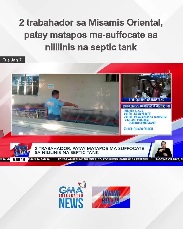2 trabahador sa Misamis Oriental, patay matapos ma-suffocate sa nililinis na... | Unang Balita