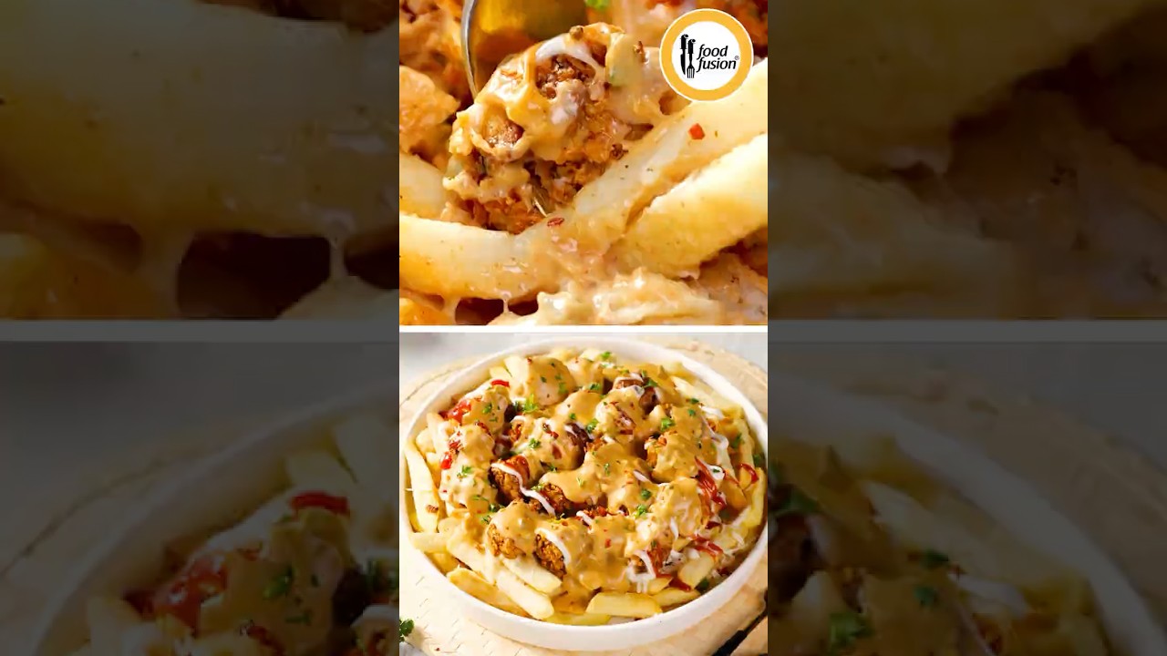 Air fry Loaded Fries with Best Sauces