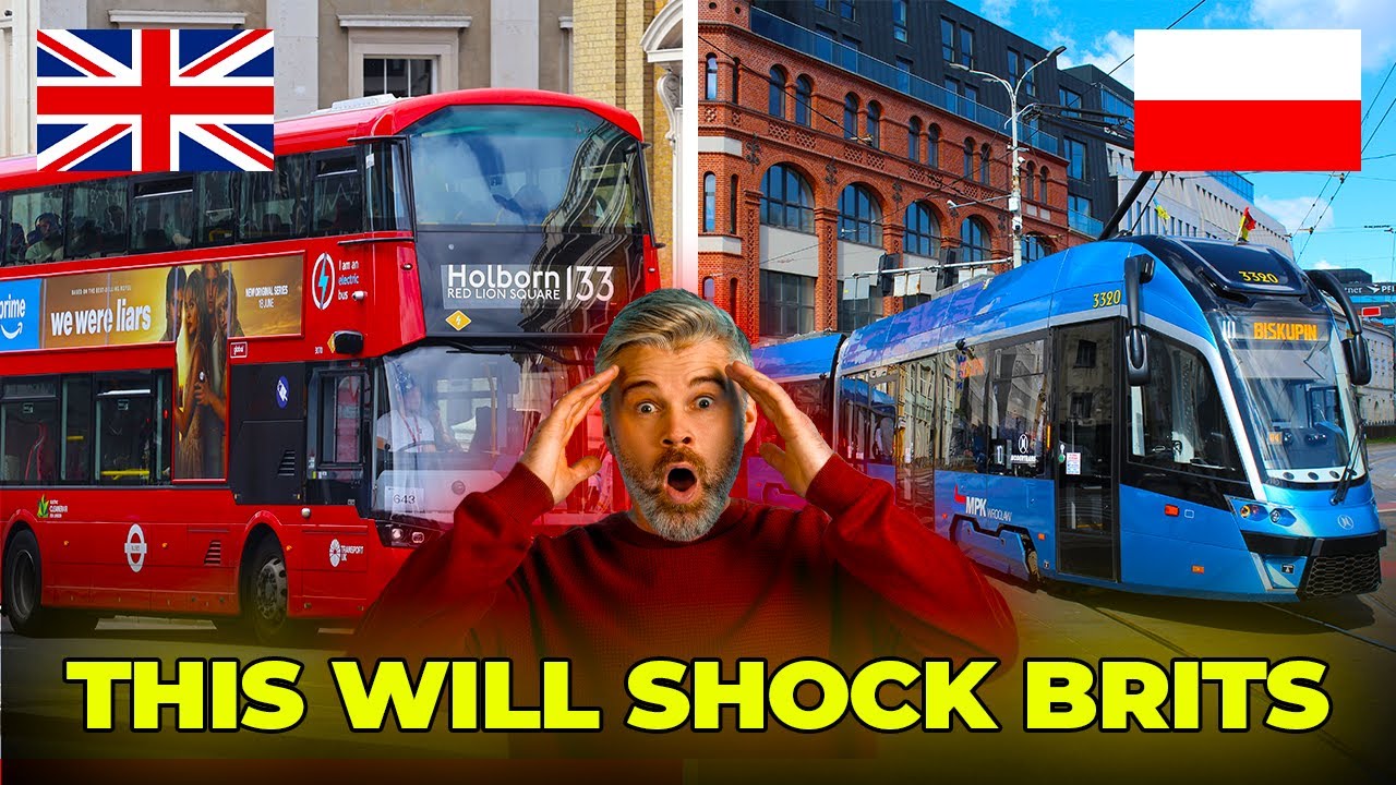 Я протестировал общественный транспорт в Польше и Великобритании 🚆🇵🇱🇬🇧