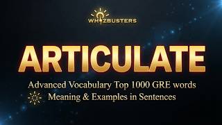 ARTICULATE adjective Meaning Pronunciation and Examples in Sentences GRE GMAT LSAT SAT ESL