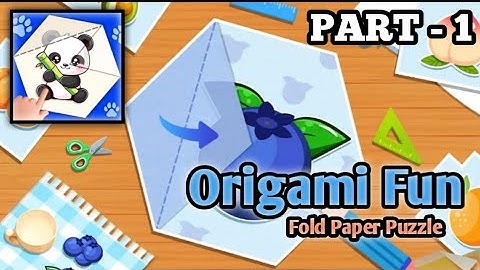 Origami fun: Fold Paper Puzzle part - 1 gameplay walkthrough solution