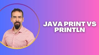 #16 Java print vs println