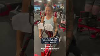 Chest-Supported Standing Cable "Pullover"/Straight Arm Lat Pulldown