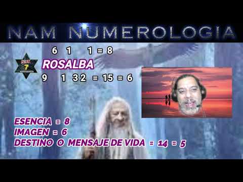 SIGNIFICADO DE LOS NOMBRES 420 - ROSALBA - NAM NUMEROLOGIA.