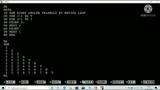 Nested Loop in BASIC