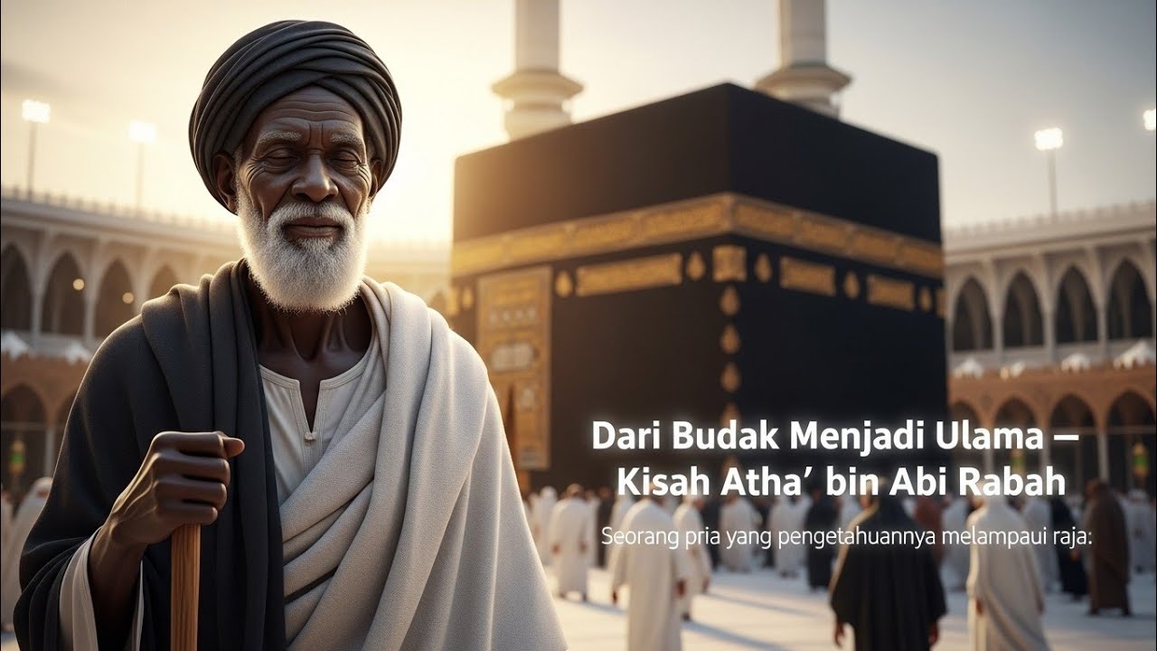 Raja Rabah BUDAK YANG MENUNDUKKAN RAJA! Kisah Atha' bin Abi Rabah (Mufti Makkah ...