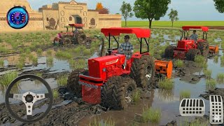 Real Indian Farming 3D Game 🍓🌿 | Swaraj Tractor Se Kheti Gameplay 🥭. #tractor #gaming #viral