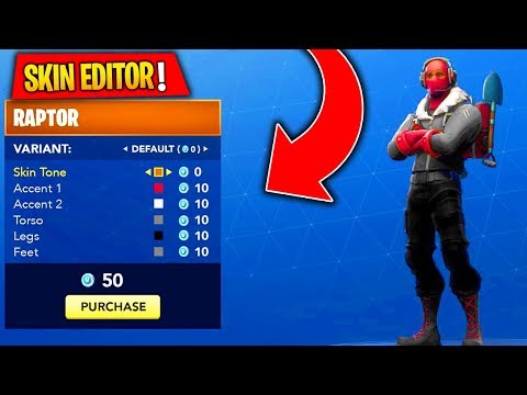 NEW Skin  Editor  in Fortnite  Battle Royale FREE Skins  