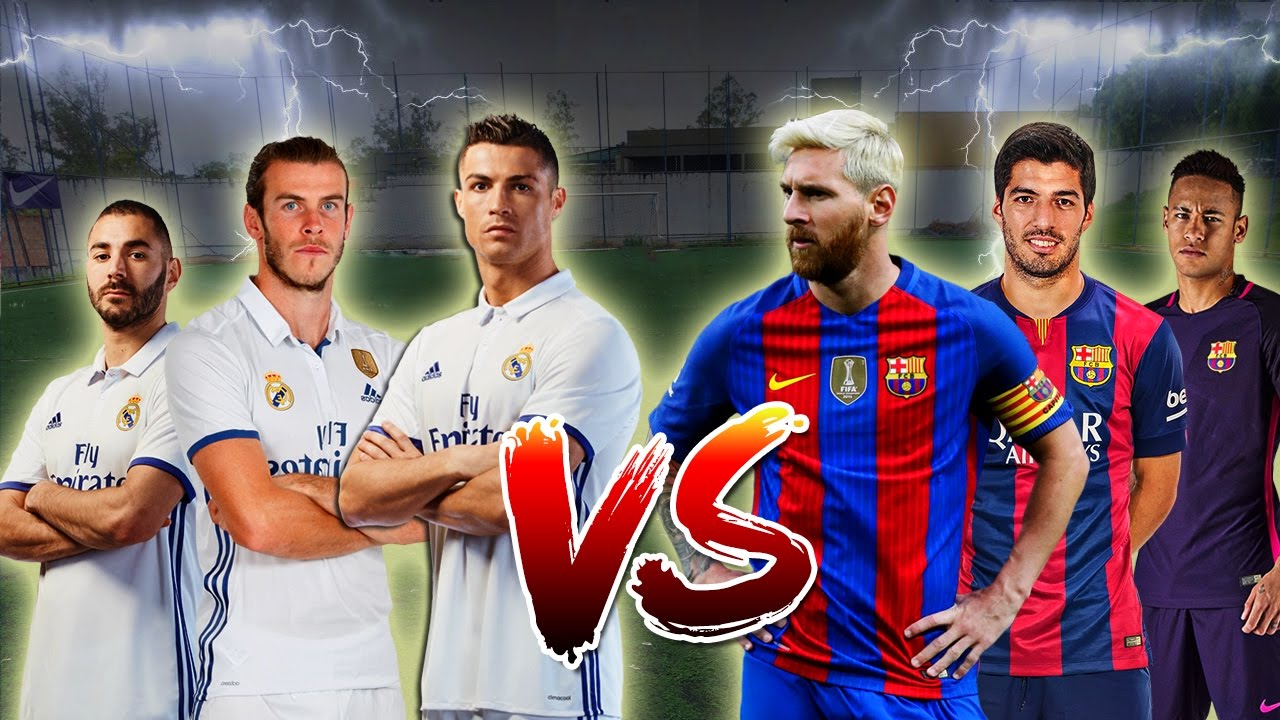 TRIO BBC (real madrid) vs TRIO MSN (barcelona) - DUELO DE ...