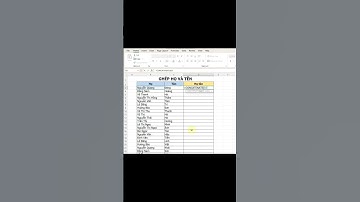 Cách ghép họ và tên trong Excel #meoexcel #tuhocexcel #exceltips #tinhocvanphong #thanhthanh2025