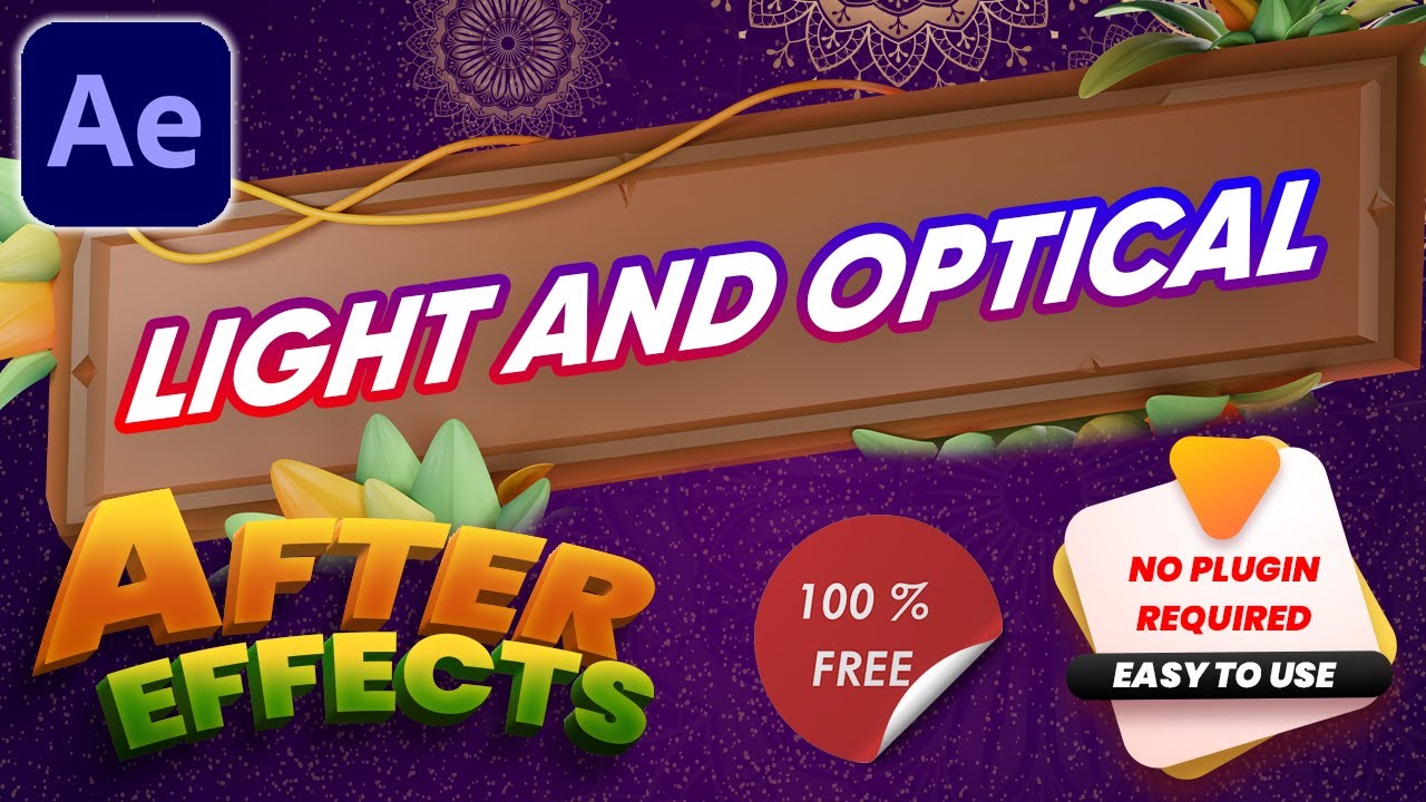 Light and Optical After Effects Animation Tutorial NO PLUGINS | gfx ...