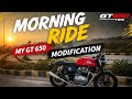 MORNING RIDE | MY GT 650 MODIFICATION|Telugu VLOG-1 | 🚀🦅#riding #motovlogging #gt650 #gt650modified