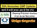 Upcoming IPO  Dharmaj Crop Guard IPO GMP  Uniparts IPO 