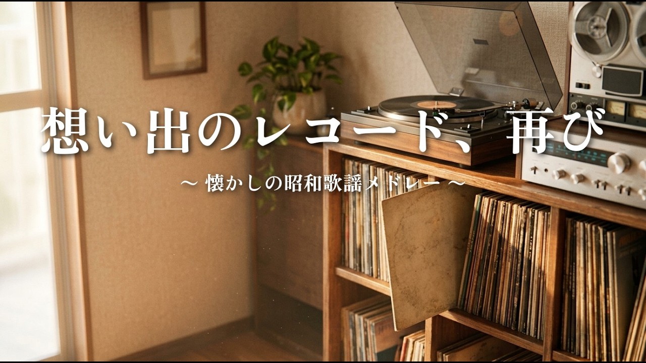 昭和歌謡】想い出のレコード、再び｜あの街角、あの恋、あの教室たちへ