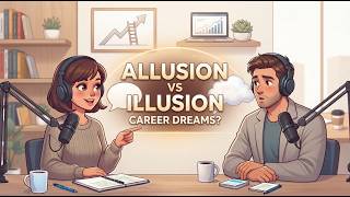 Allusion vs Illusion: Talk About Career Dreams & Reality | Real English Conversation podcast