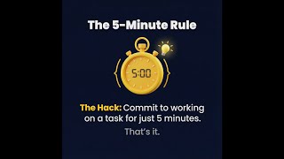 The 5-Minute Rule: How to Stop Procrastinating INSTANTLY (Neuroscience Hack)