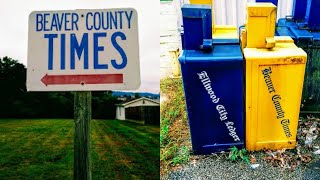 EXPLORING THE ABADONED BEAVER COUNTY TIMES BUILDING (PART 1) 🔍📰