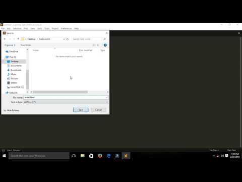 how to write "HELLO WORLD" in html (2019)