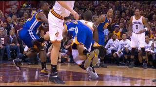 Klay Thompson Injury From Mozgovnba Finals Game 3