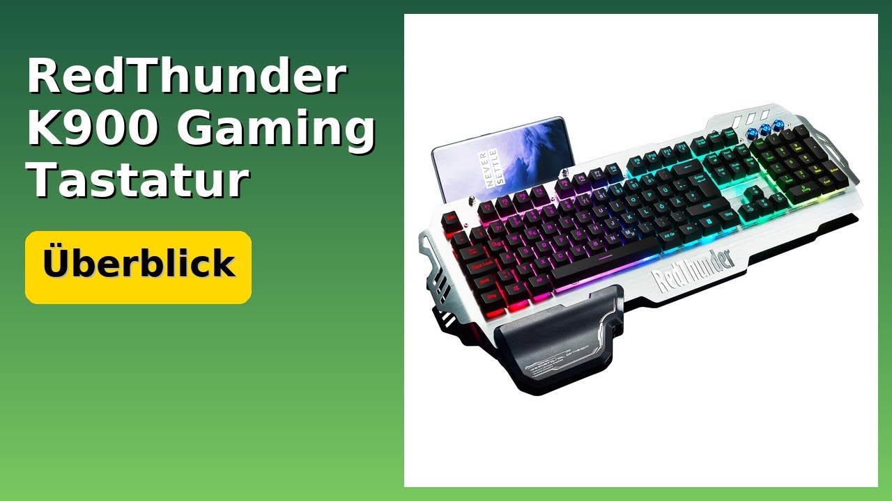 BEWERTUNG (2025): RedThunder K900 Gaming Tastatur. WESENTLICHE Einzelheiten