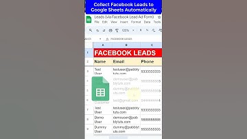 How do you Collect your Facebook Leads? #shorts #facebookleadsads #googlesheets #leadmanagement