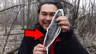 Cooking Rainbow Trout in the woods - Raven ACL Surgery screenshot 4