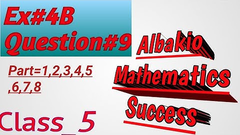 Class 5|Albakio mathematic success|unit#4|Ex:4B,Question#9|L.C.m|full Solution|technical instructor