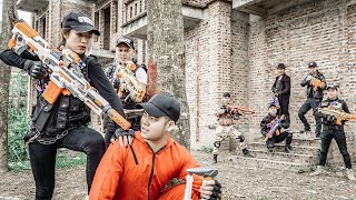 Nerf Guns War : S.W.A.T Girl Of SEAL TEAM Attack Assassinate Leader Black Dangerous Criminal Group