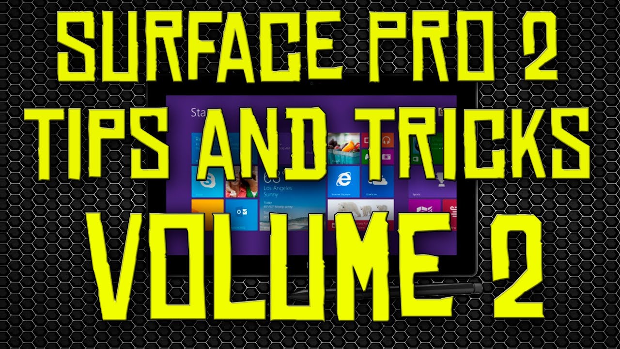 Surface Tips and Tricks - Volume Two - YouTube