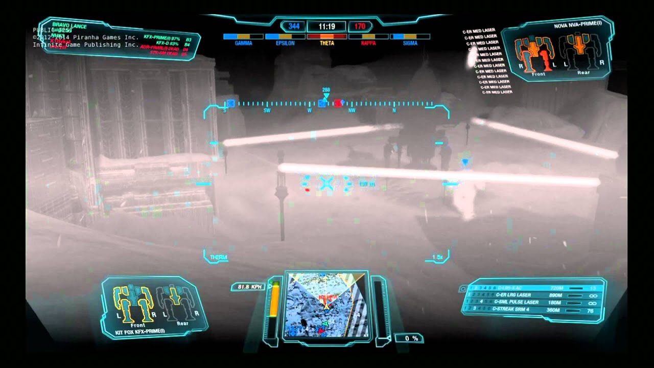 Mechwarrior Online MWO Kit Fox Prime preview - YouTube