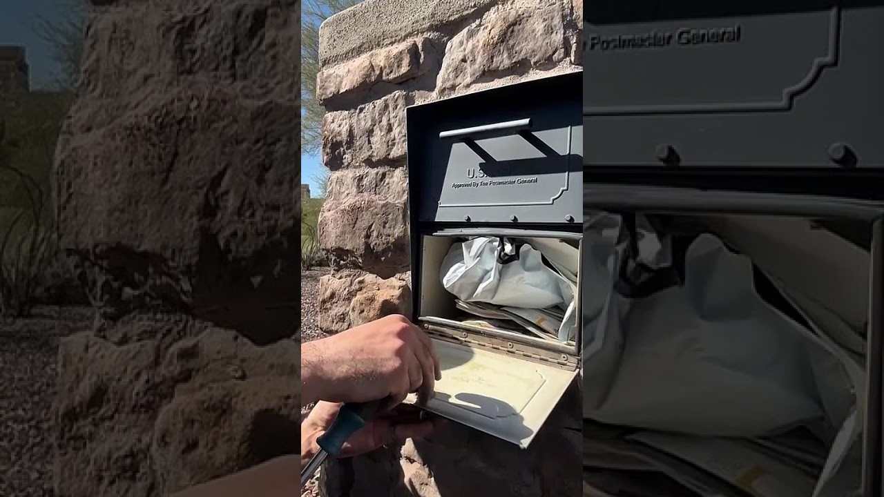 Mailbox lock key replacement. I took the lock apart and made a key to it. 