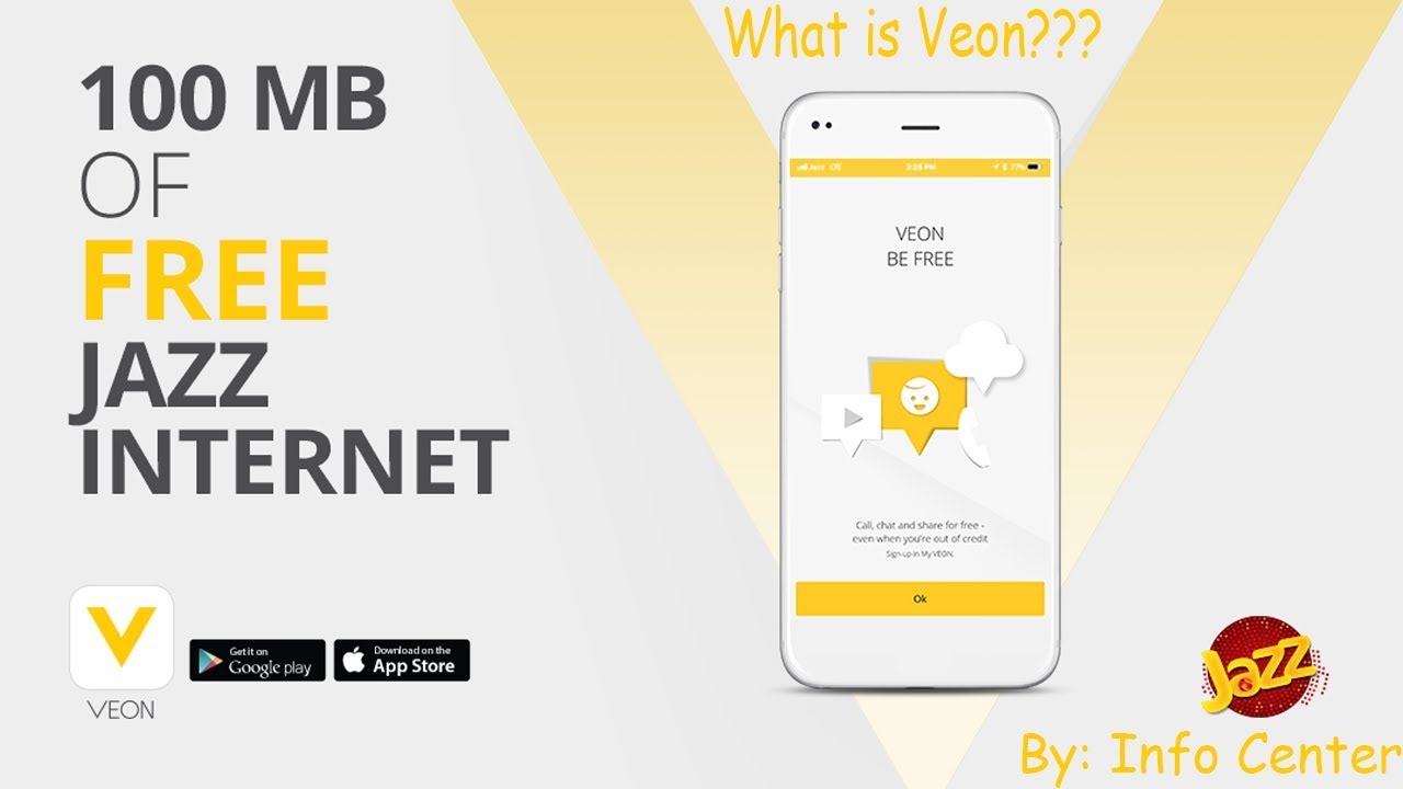 What Is Veon |How to get 100 TO 150 Mb Internet Free|Explained by Info Center