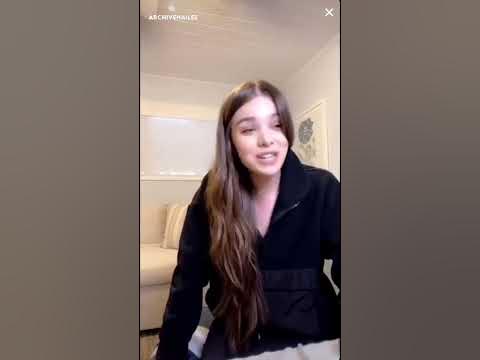 hailee steinfeld singing starving on tiktok - YouTube