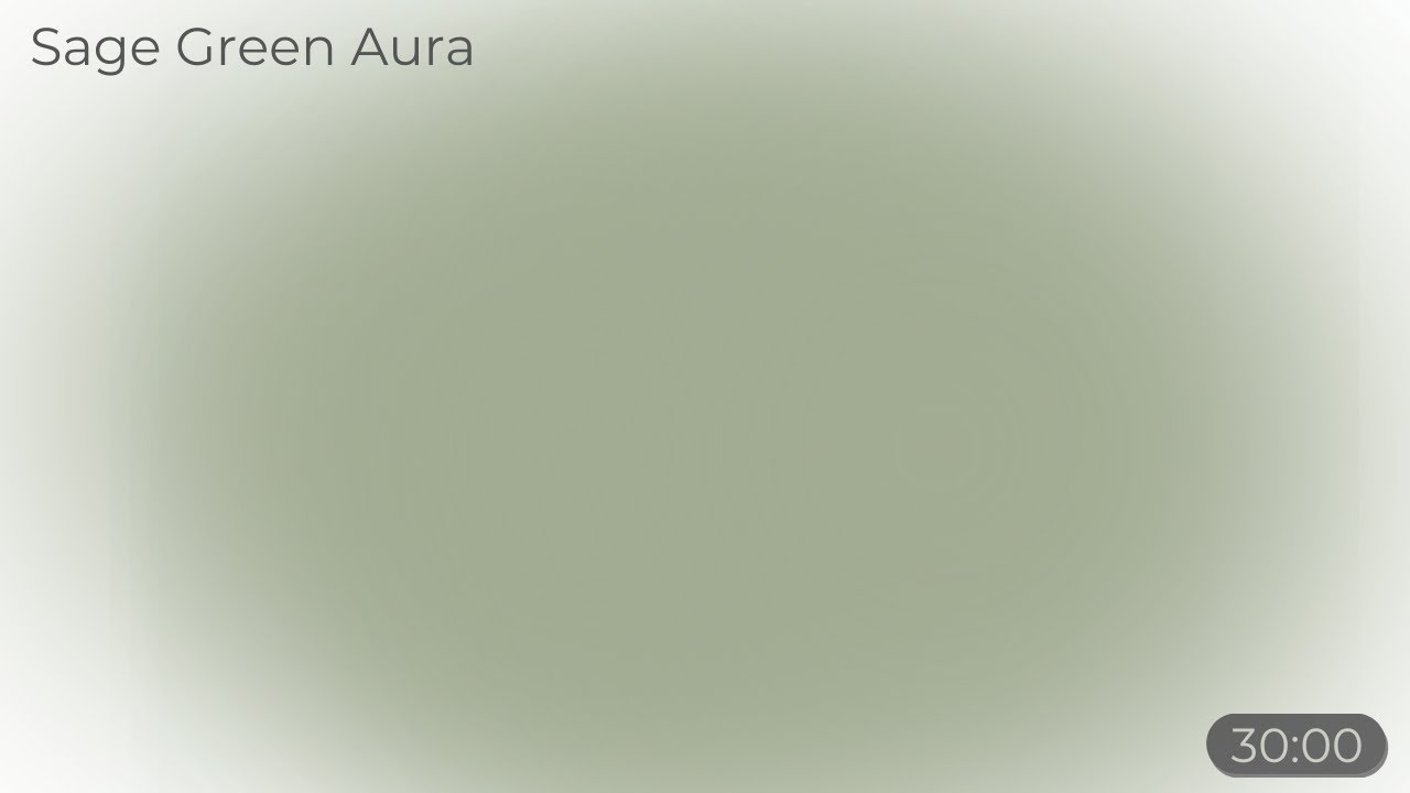 Sage Green Aura 4K Background Loop for Filming & Photos (NO SOUND)