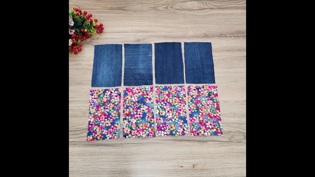 Stunning Patchwork Technique. It is too easy to make even for the sewing beginners ❤️