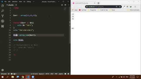 PHP 12 || Array_sum , array_unique