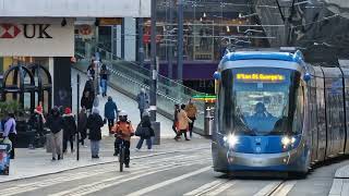 WEST MIDLANDS METRO IN BIRMINGHAM CITY CENTRE 17TH JANUARY 2022