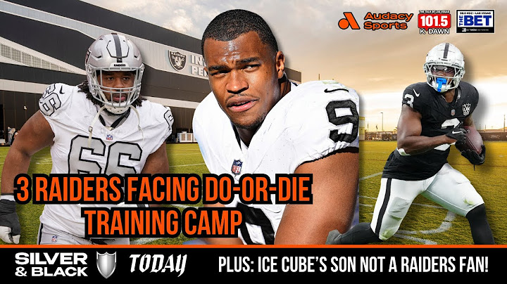 3 Raiders Whose Jobs Are in JEOPARDY at 2025 Training Camp