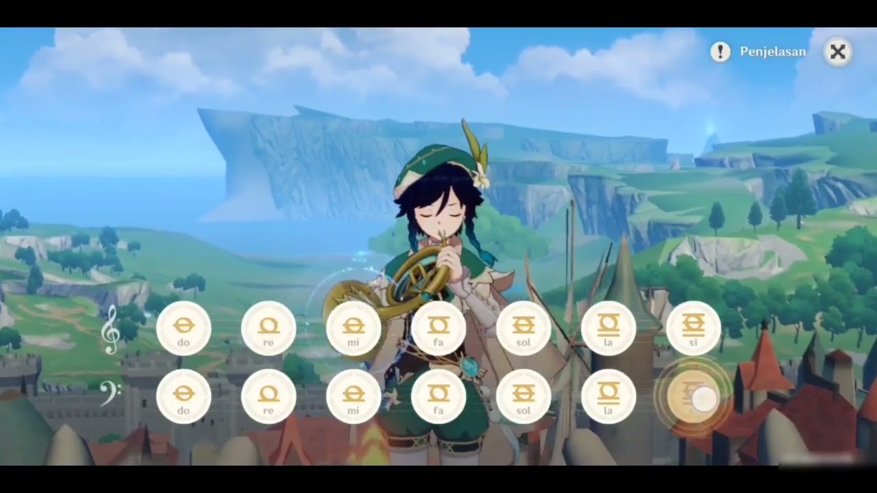 "Erika" Nightwind Horn Genshin Impact