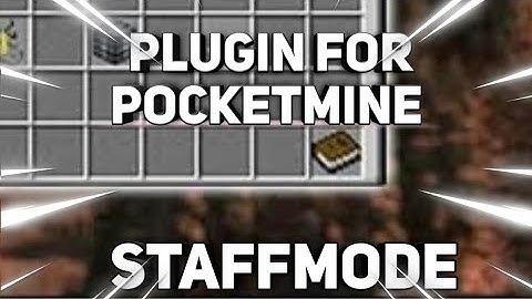 [Plugin - StaffMode] Sistema De Staffs Pocketmine 1.16.0 - IamJony