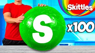 Giant Skittles | How To Make The World’s Largest DIY Skittles by VANZAI