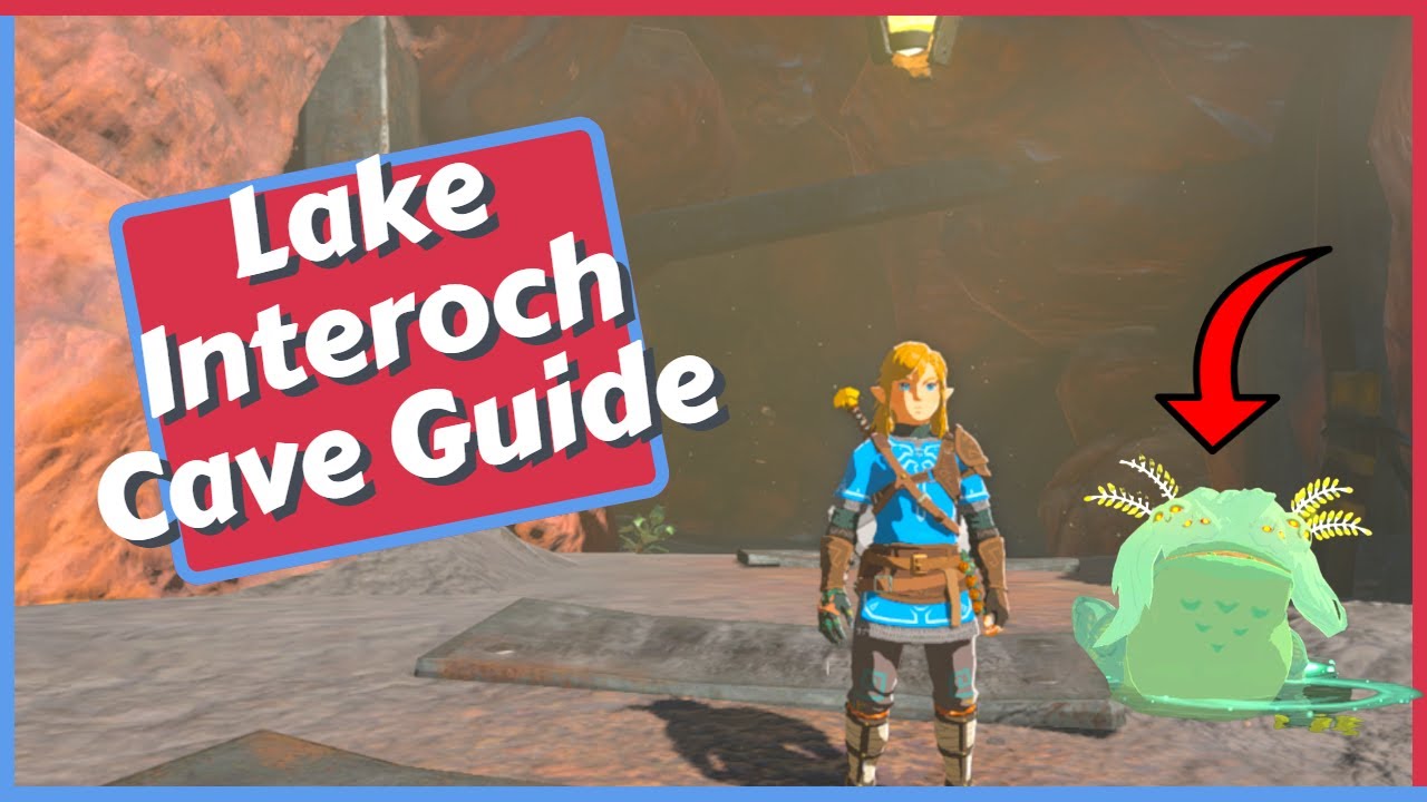 Lake Interoch Cave Guide in Zelda Tears of the Kingdom (Bubbul Gem Location)(TOTK)