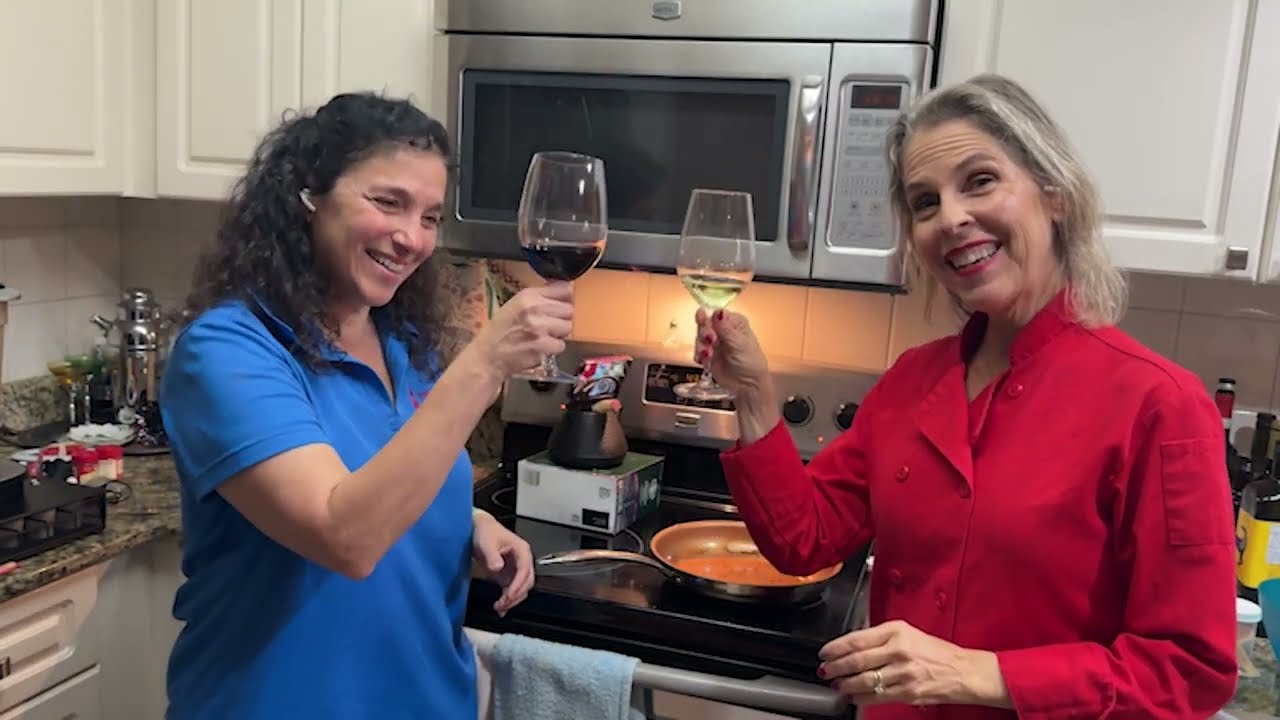 12 Reasons to Drink Wine Burger and Peachy Avocado Salad