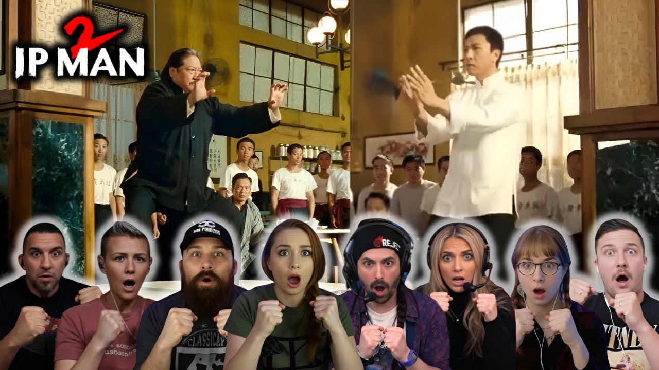 BEST Reaction to ''Ip Man Table Fight Scene'' in IP MAN 2 (2010)