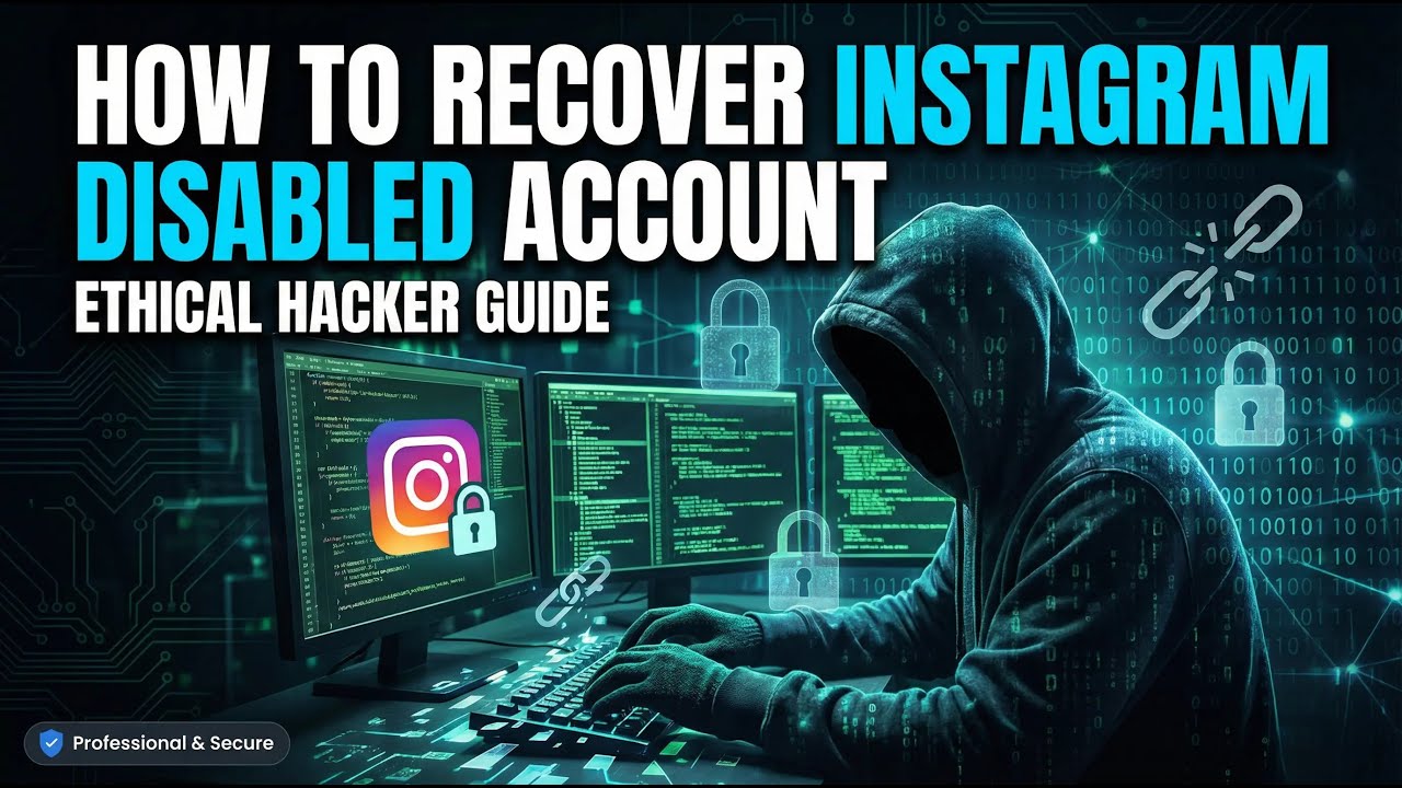How To Recover Instagram Disabled Account